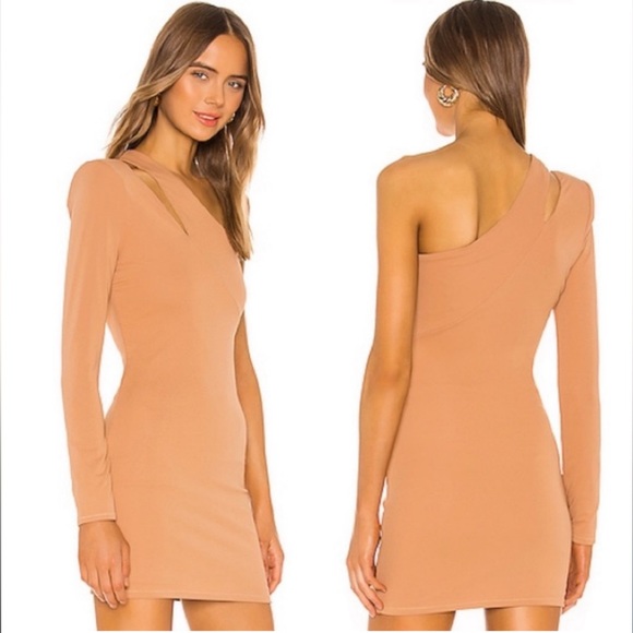 NBD Dresses & Skirts - NBD Devyn Mini Dress in Nude